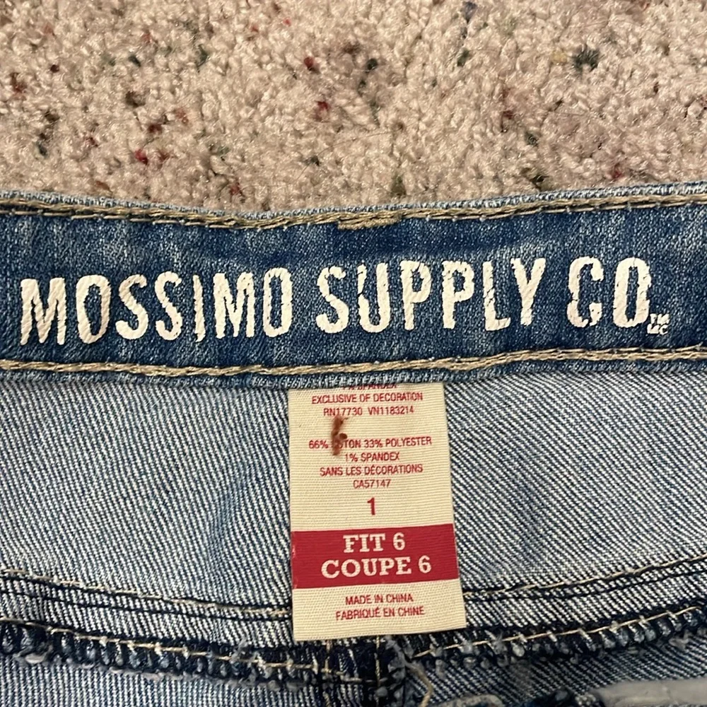 Mossimo Supply Co. Y2K Low Rise Jean Shorts‎ Size 1